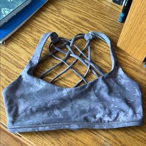 Women's Strappy Sports Bra - Gray